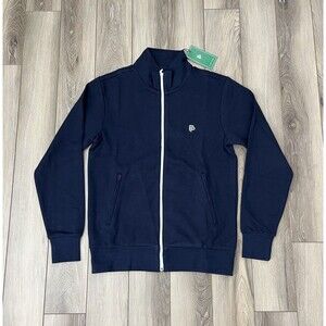 Flint Park Blue Full Zip Athletic Golf/Tennis/Pickleball Sweatshirt Mens S NEW